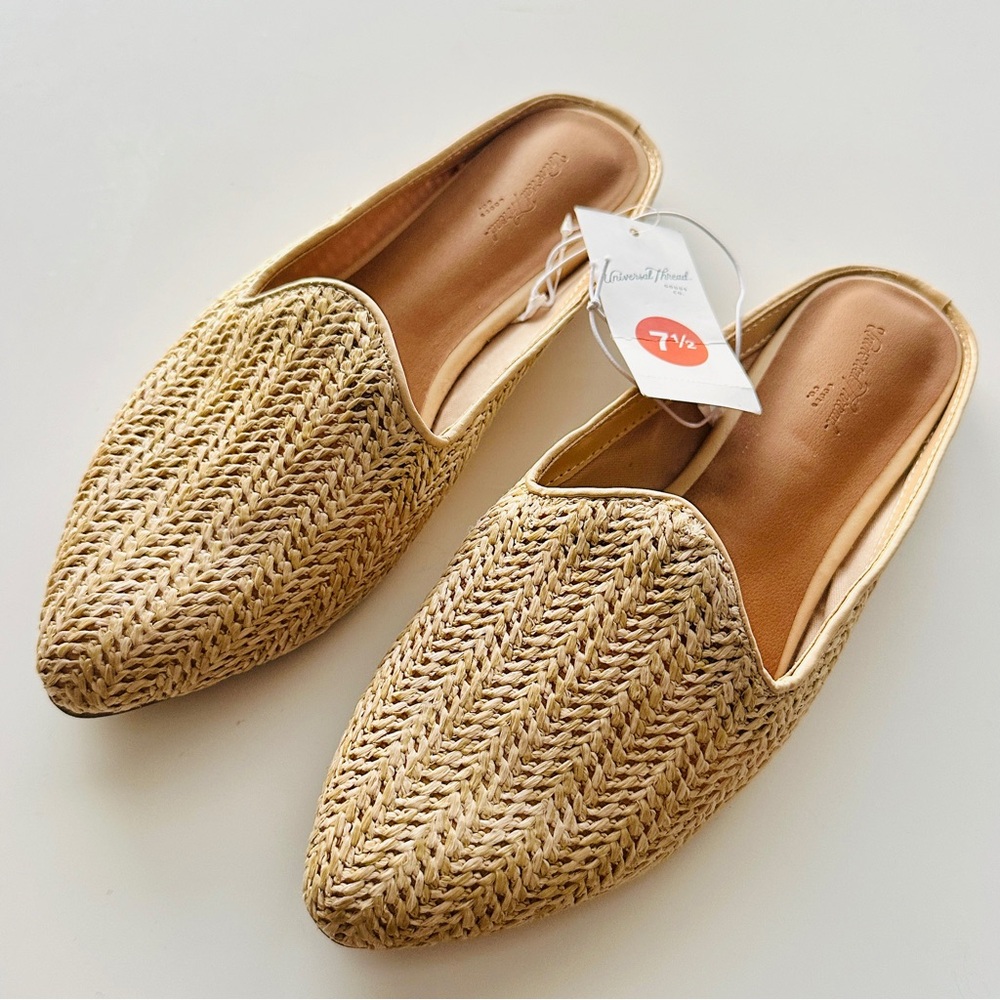 UNIVERSAL THREAD Straw Mules